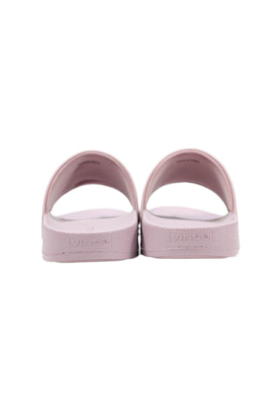 Vince Unisex Adults Solid Slide On Sandals Pink Size W9 M7