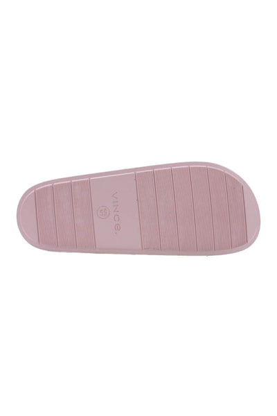 Vince Unisex Adults Solid Slide On Sandals Pink Size W9 M7