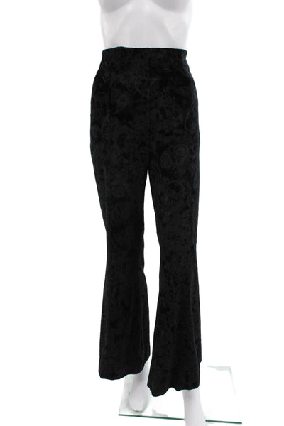 Ganni Women Black Paisley Pants Size 42
