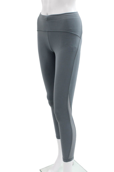 Lululemon Women Ankle Leggings Gray Nylon Lycra Size 4
