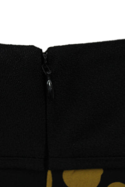 3.1 Phillip Lim Women Black Floral Silk Maxi Flare Skirt Size 6