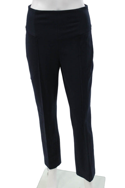Dorothee Schumacher Womens Dress Pants Dark Blue Zip Classic Size 2