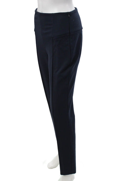 Dorothee Schumacher Womens Dress Pants Dark Blue Zip Classic Size 2