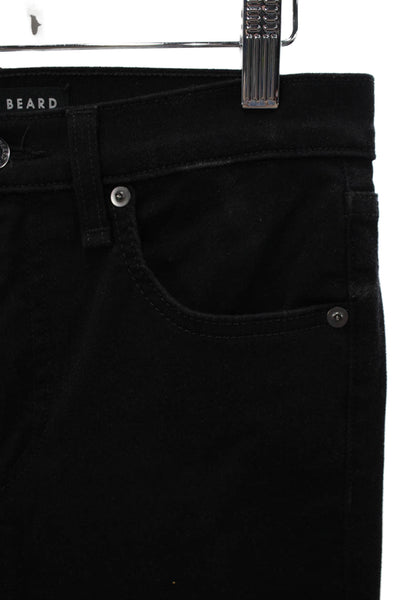 Veronica Beard Women Black Bootcut Jeans Mid Rise Button Fly Size 26