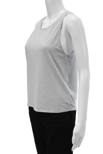 Outdoor Voices Womens Gray Basic Jersey Tank Crew Neck Sleeveless Size S