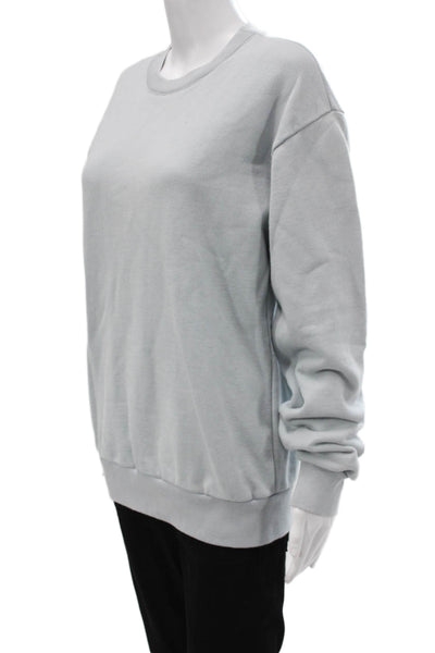 Morgan Stewart Sport Women Pullover Sweatshirt Gray Cotton Blend Size XS