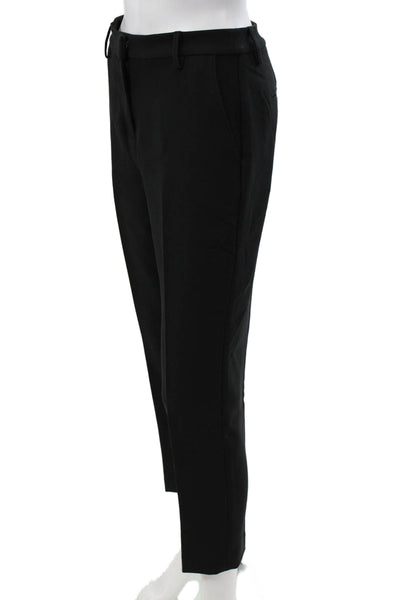Something Navy Women Ankle Dress Pants Black Size 2