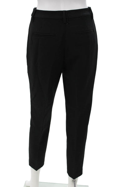 Something Navy Women Ankle Dress Pants Black Size 2