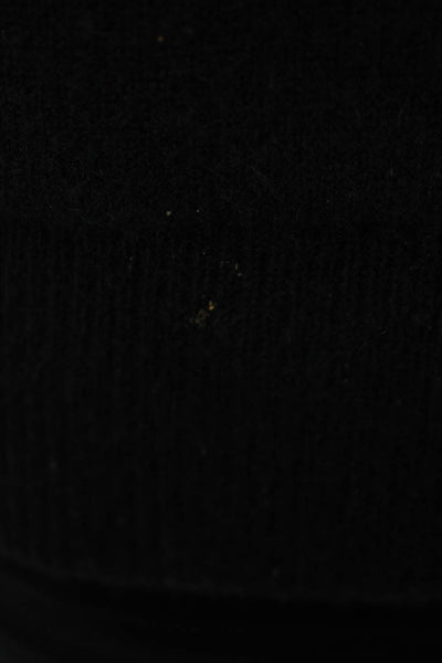 Naked Cashmere Women Full-zip 100% Cashmere Hoodie Black Drawstring Size XS