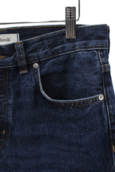 Madewell Womens Mom Tapered Dark Blue Jeans Size 27