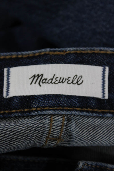 Madewell Womens Mom Tapered Dark Blue Jeans Size 27