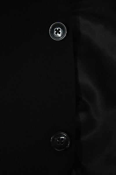 Calvin Klein Mens Black 100% Wool Suit Jacket Button Size 42