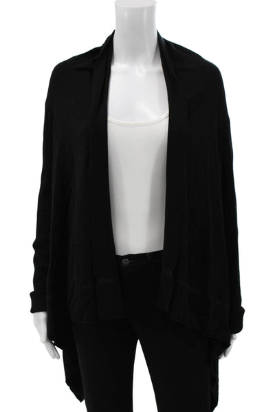 Wolford Unisex Black Wool Cardigan Size S
