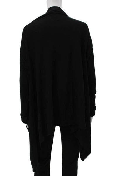 Wolford Unisex Black Wool Cardigan Size S