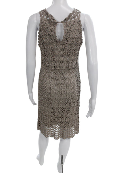 INC International Concepts Womens Sheath Dress Beige Sleeveless Size L