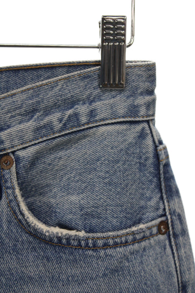 Agolde Women Mom Straight Jeans High Waist Blue Cotton Size 25