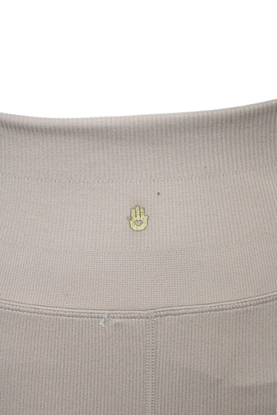 Lululemon Womens Black Ankle Leggings Nylon Spandex Size 4