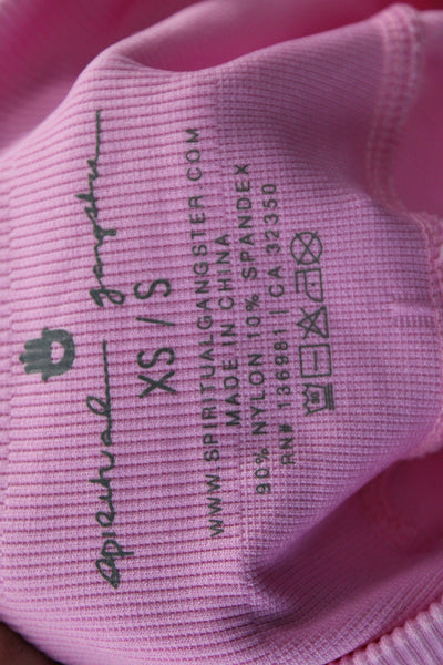 Spiritual Gangster Womens Ankle Jeggings Pink Size XS