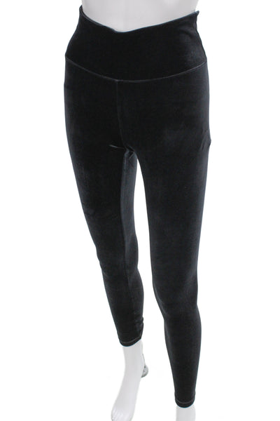 Athleta Womens Ankle Leggings Black Supplex Lycra Size M