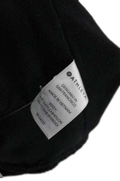 Athleta Womens Ankle Leggings Black Supplex Lycra Size M