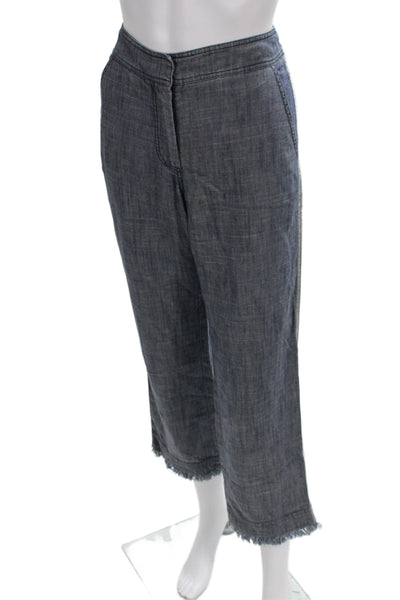 Trina Turk Women Cropped Dark Gray Pants Size 00
