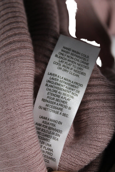 Splendid Unisex Pink Pullover Sweater Crew Neck Long Sleeve Size XS