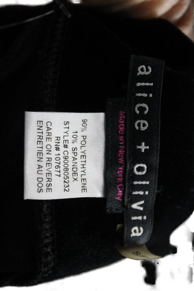 Alice + Olivia Women Ankle Jegging Black Size S