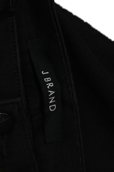 J Brand Womens Black Skinny Cropped Jeans Size 25