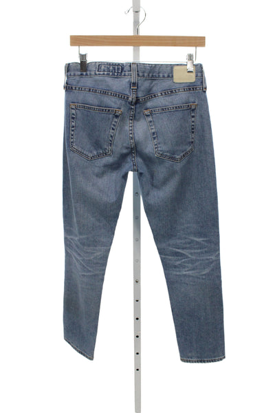 AG Adriano Goldschmied Women Boyfriend Cropped Jeans Blue Petite Size 25