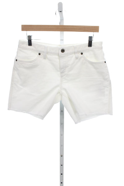 Carve Designs Unisex White Button Shorts Size 2