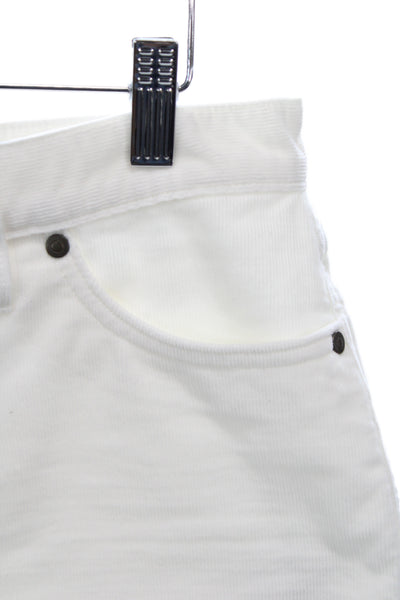 Carve Designs Unisex White Button Shorts Size 2