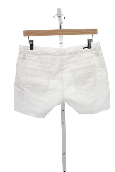 Carve Designs Unisex White Button Shorts Size 2