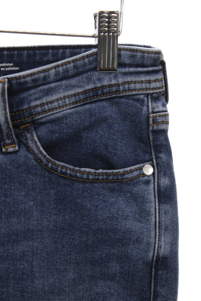 Pilcro Anthropologie Women Straight Dark Blue Jeans Size 27