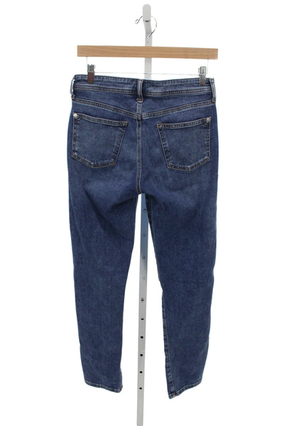 Pilcro Anthropologie Women Straight Dark Blue Jeans Size 27
