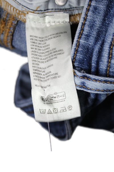 Pilcro Anthropologie Women Straight Dark Blue Jeans Size 27