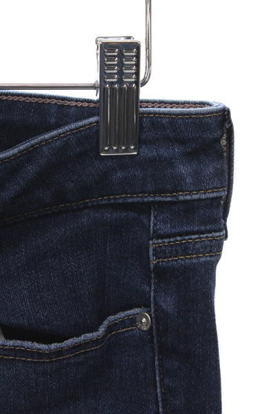 Paige Womens Straight Dark Blue Jeans Size 28