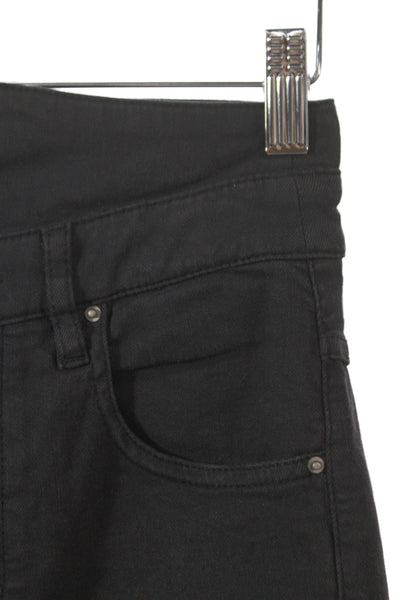 Isabel Marant Etoile Womens Black Skinny Ankle Jeans Petite Size 36