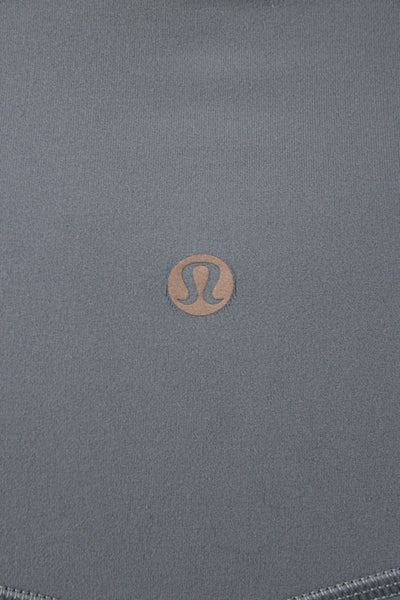 Lululemon Women Blue Biker Shorts Nylon Blend Size XS