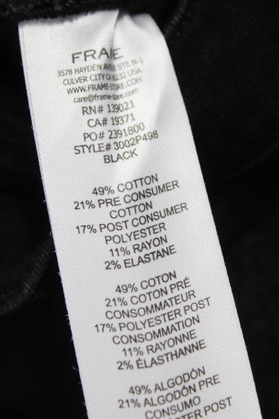 Frame Womens Bootcut Jeans Black Size 23