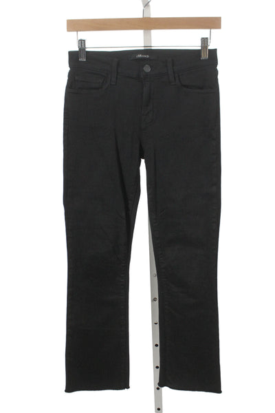 J Brand Women Ankle Skinny Black Mid-Rise Jeans Size 28