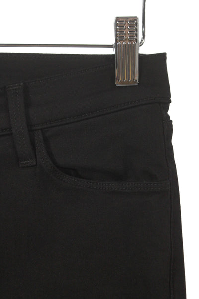 J Brand Women Ankle Skinny Black Mid-Rise Jeans Size 28