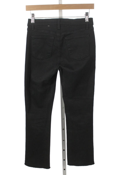 J Brand Women Ankle Skinny Black Mid-Rise Jeans Size 28