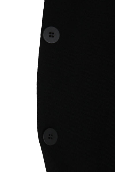 Donna Karan New York Mens Black Polyester Classic Suit Jacket Size 42