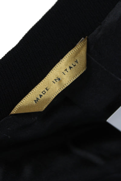 Donna Karan New York Mens Black Polyester Classic Suit Jacket Size 42