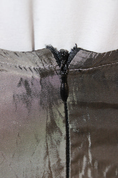 Hanna for La Journee Womens Maxi Trumpet Skirt Dark Gray Viscose Size 2