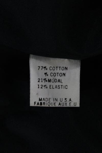 Theory Women Collared Button Solid Dark Blue Classic Blazer Size XS