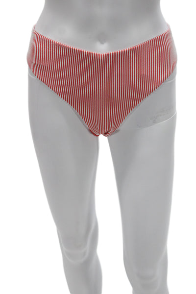 ONIA Womens Red Nylon Bikini Bottom Size XL