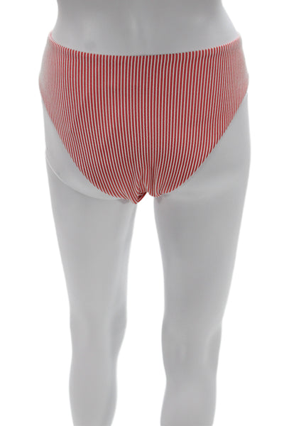 ONIA Womens Red Nylon Bikini Bottom Size XL