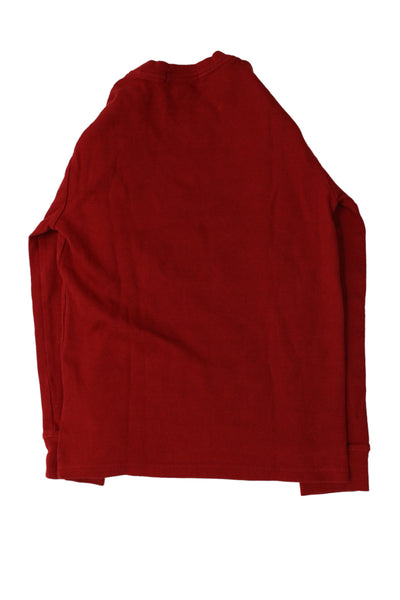 Polo Ralph Lauren Childrens Boys Long Sleeves Sweater Red Cotton Size 10-12