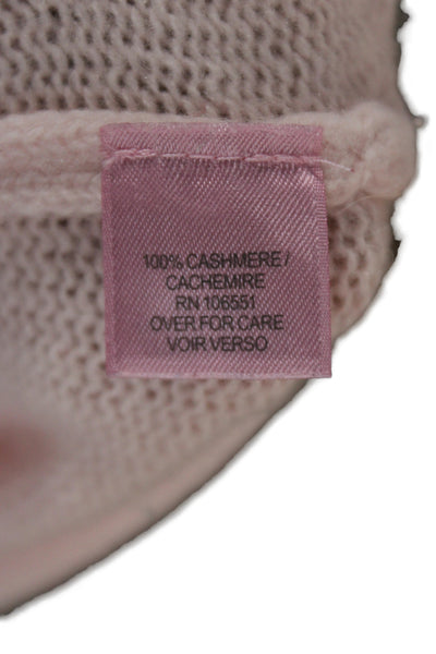 Calypso Saint Barth Unisex Pink Cashmere Turtleneck Pullover Size S
